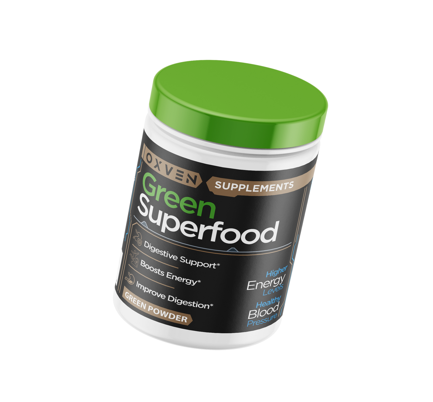 Green Superfood-Apple Cinnamon Turnover