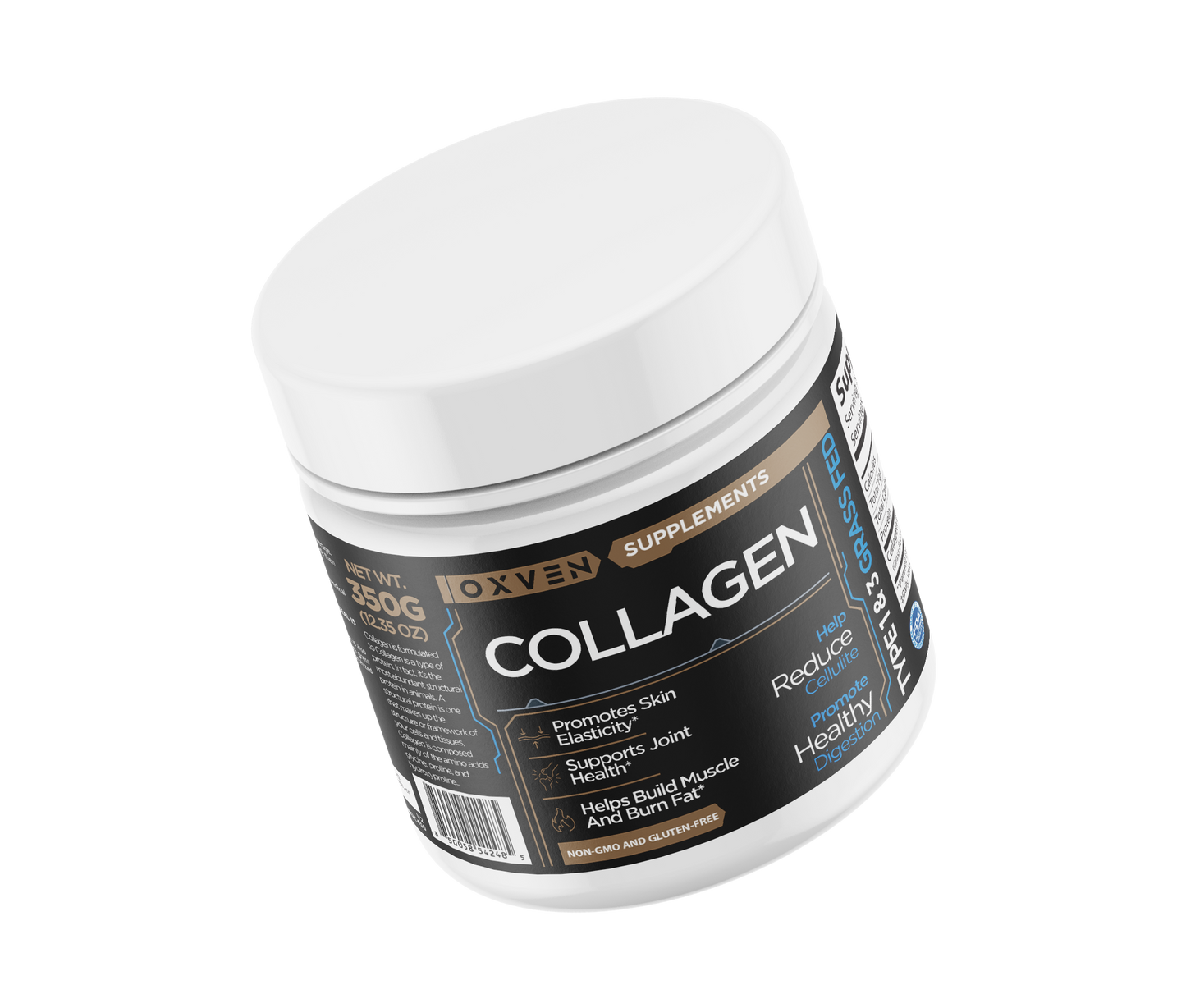 COLLAGEN - TYPE 1 & 3 GRASS FED 350G – 35 SERV