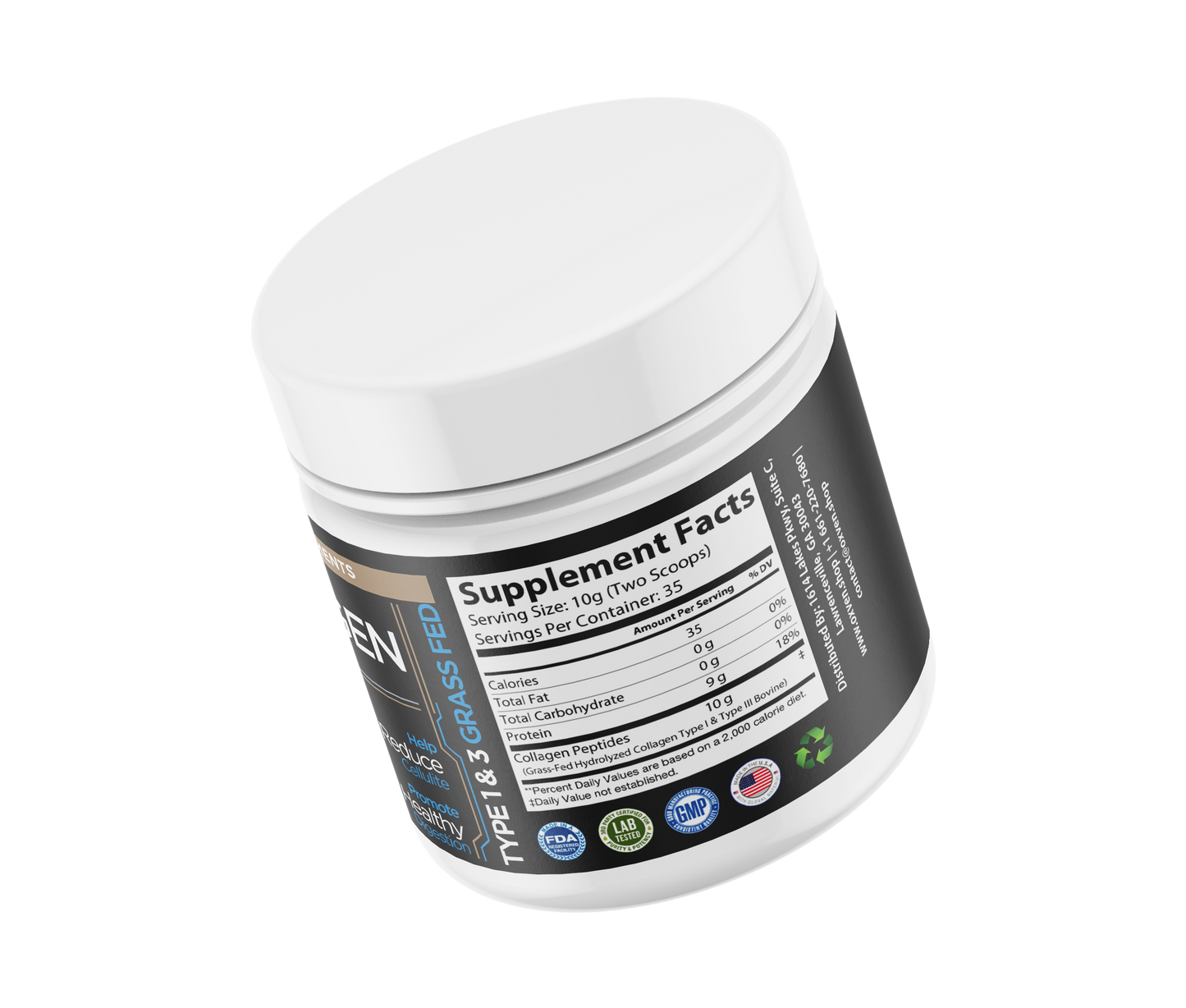 COLLAGEN - TYPE 1 & 3 GRASS FED 350G – 35 SERV