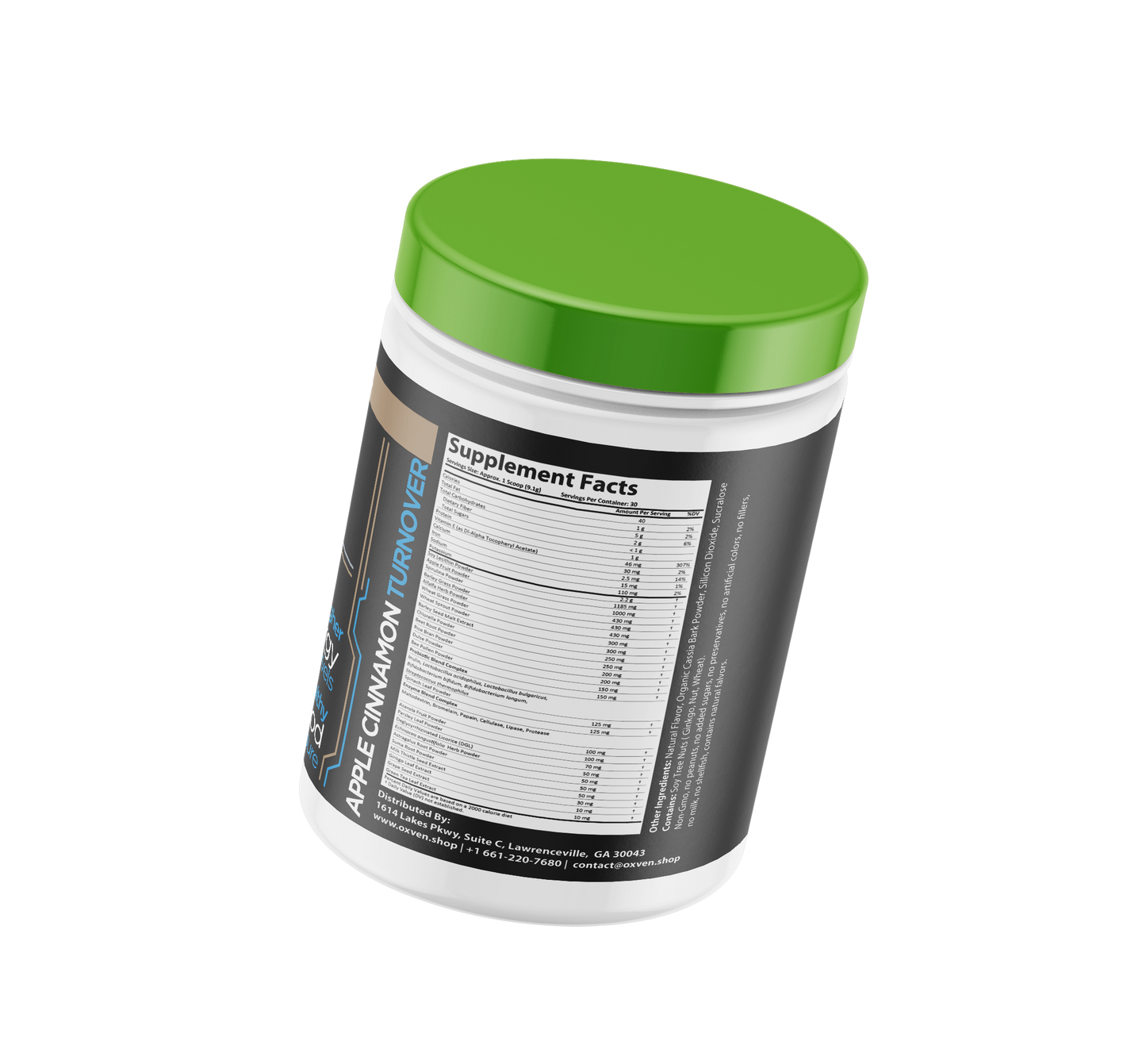 Green Superfood-Apple Cinnamon Turnover