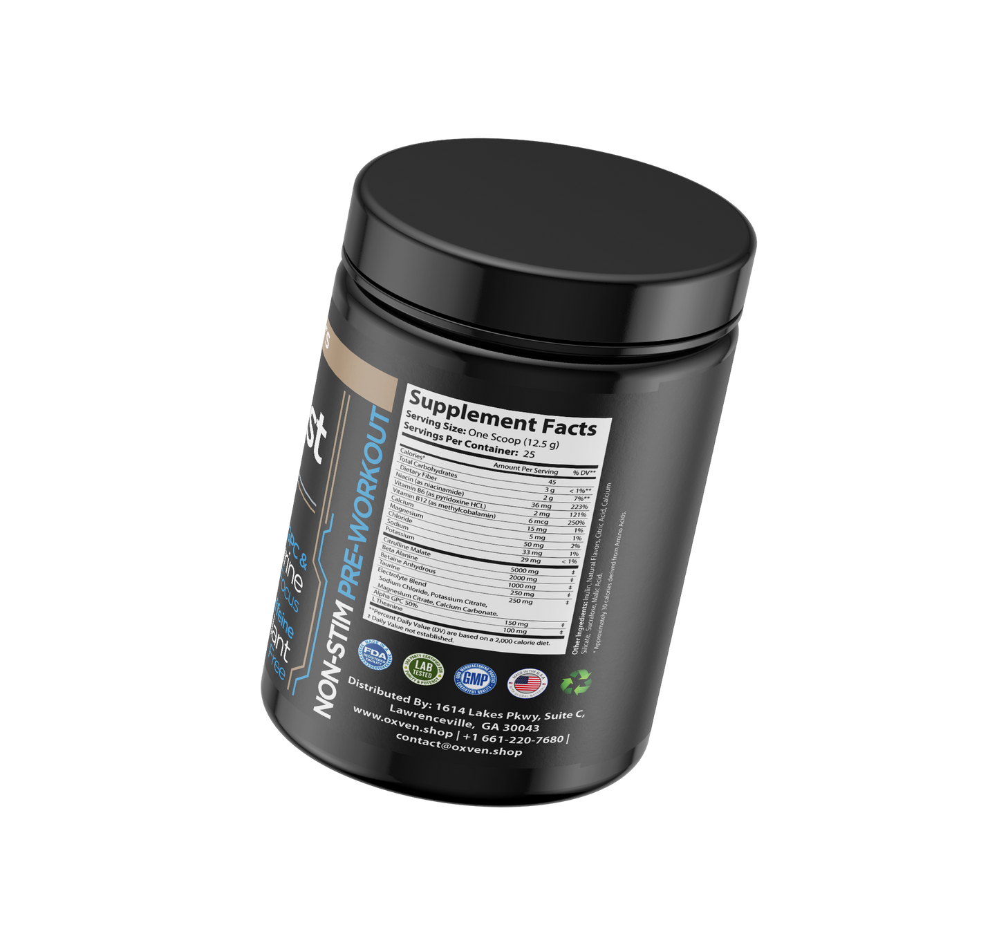 CHERRY BLAST - PUMP NON-STIM PRE-WORKOUT - 312G W/ NATURAL FLAVOR