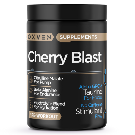 CHERRY BLAST - PUMP NON-STIM PRE-WORKOUT - 312G W/ NATURAL FLAVOR