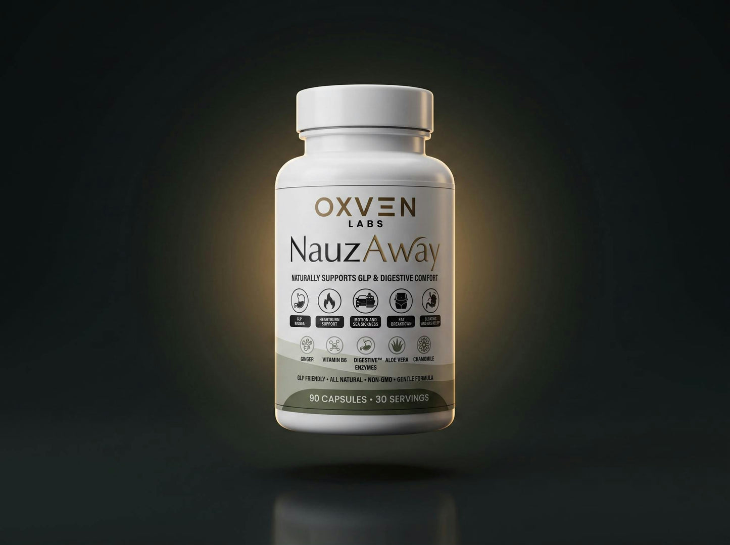 Oxven NauzAway jar, studio shot