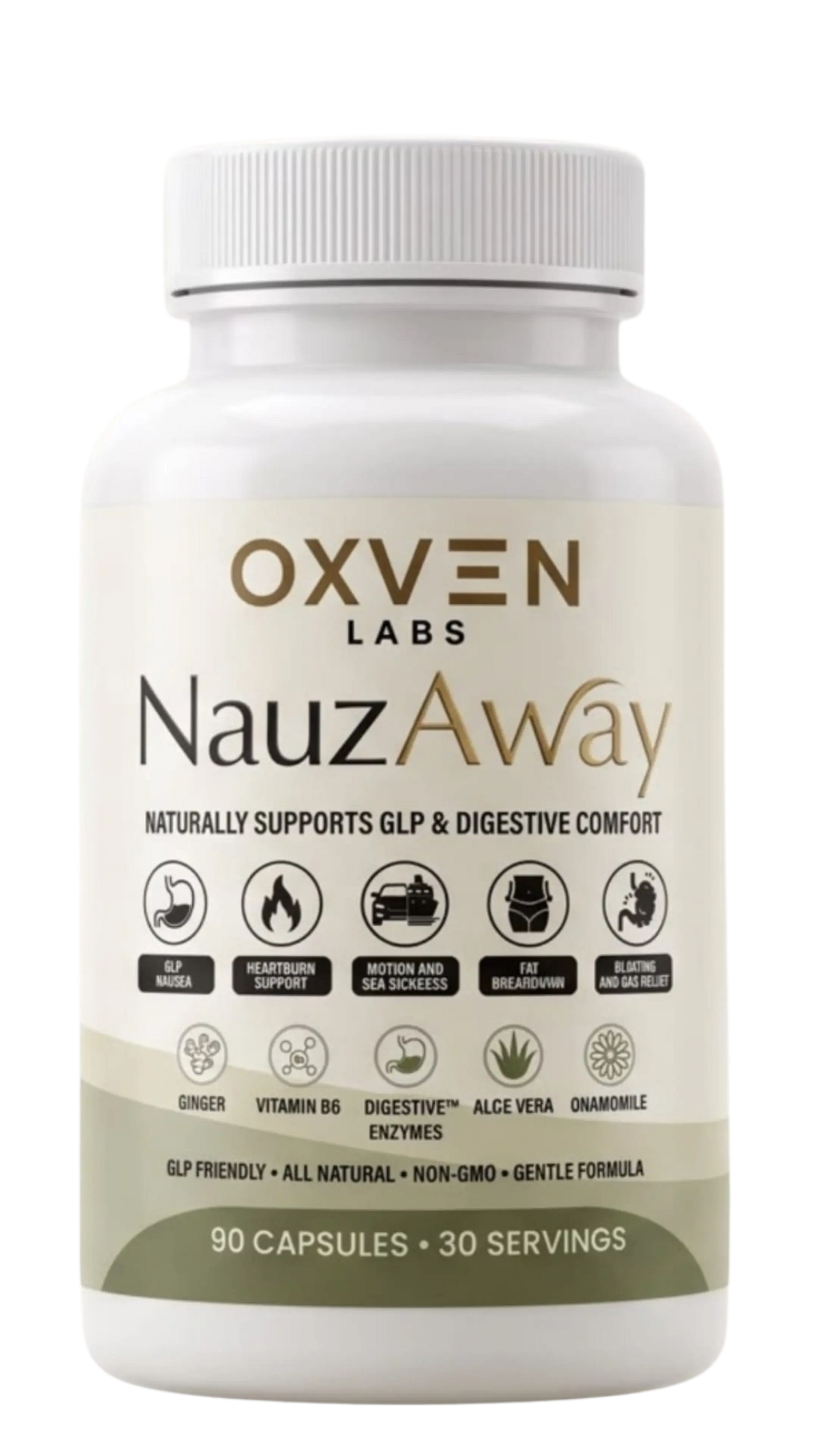 Oxven NauzAway jar on a transparent background