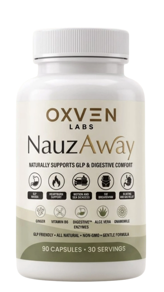 Oxven NauzAway jar on a transparent background